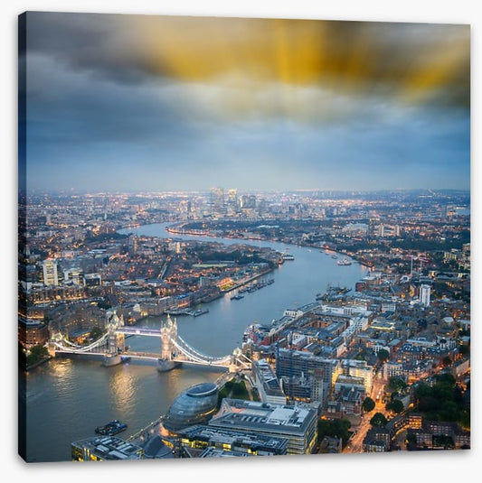 Last rays over London