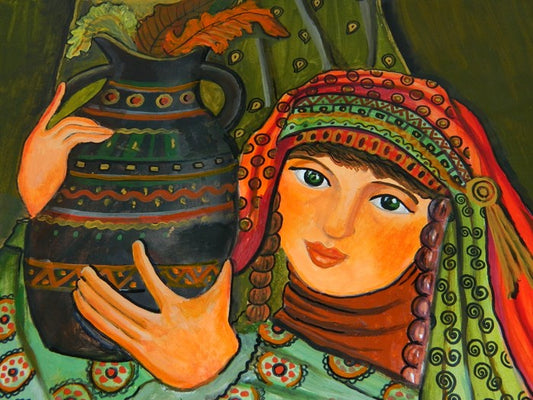 Girl with a jug