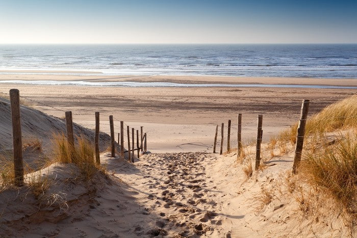Sandy path to the sea