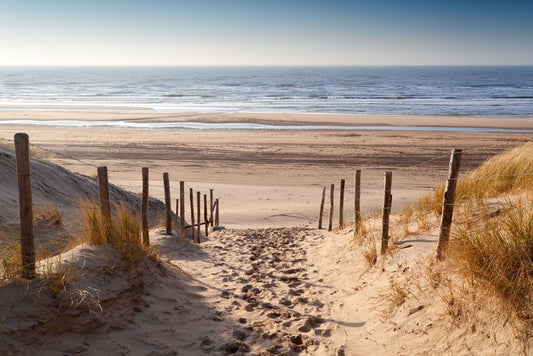 Sandy path to the sea