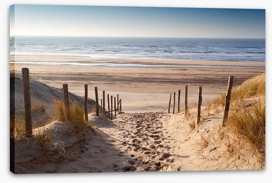 Sandy path to the sea