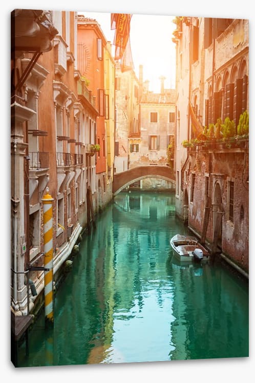 Sunset in the canal