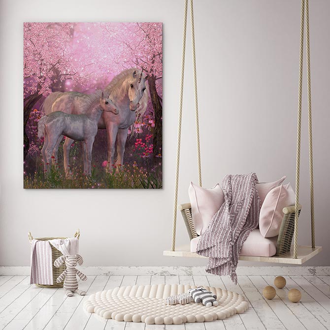Unicorns under the blossom
