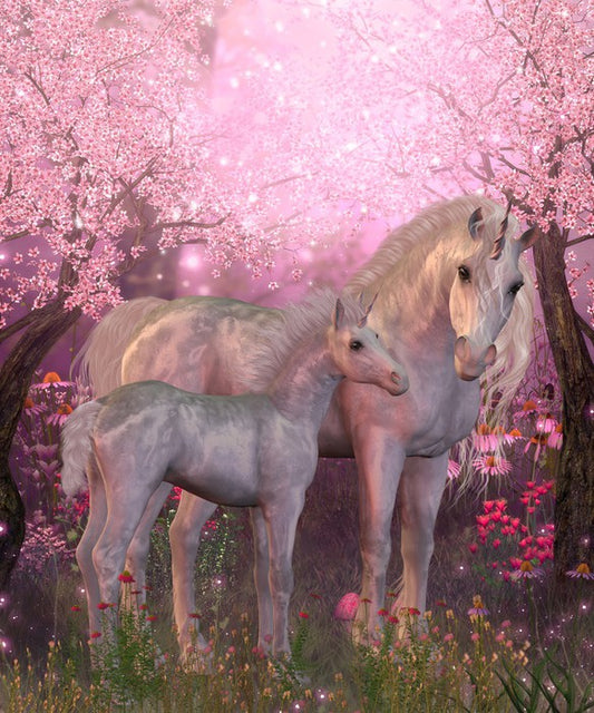 Unicorns under the blossom