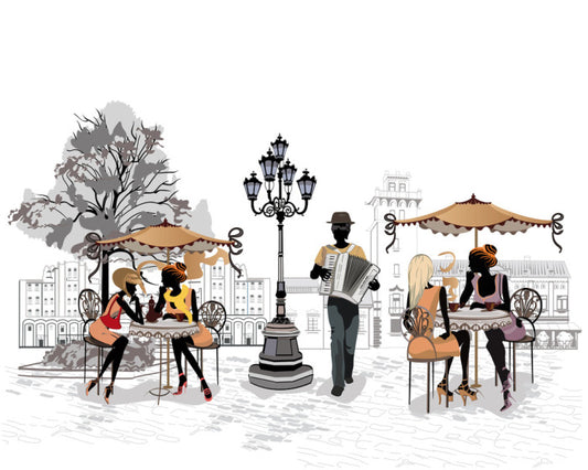 Street cafe serenade