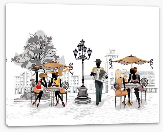 Street cafe serenade
