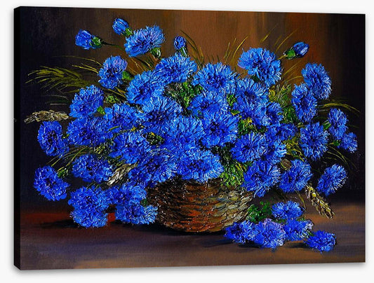 Bright blue bouquet