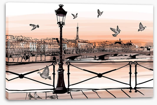 Sunset over the Seine