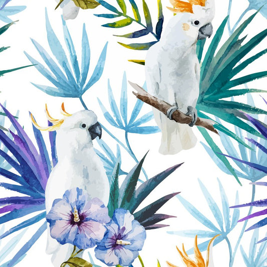 Tropical cockatoo