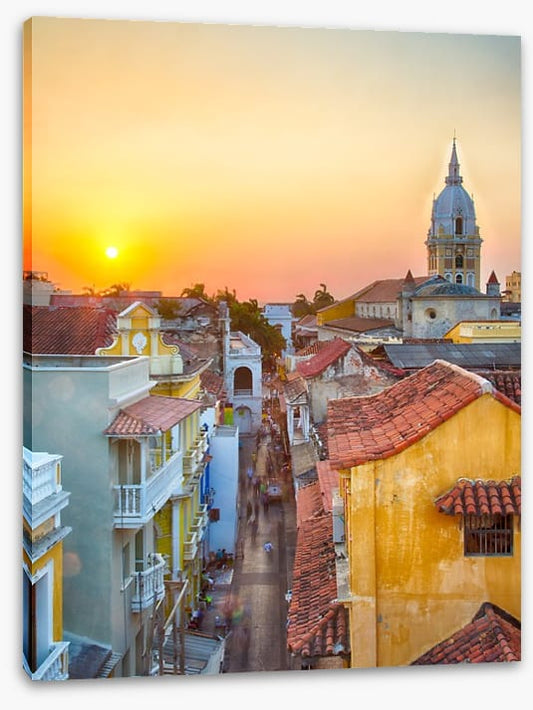 Sunset over Cartagena