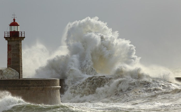 Lighthouse in the storm