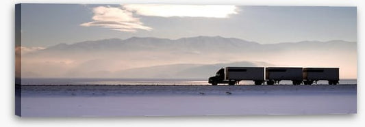 Across the salt flats