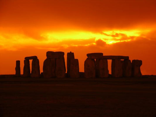 Stonehenge silhouettes