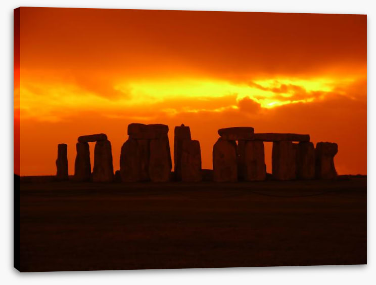 Stonehenge silhouettes