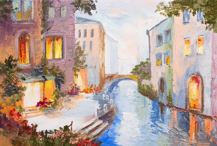 Evening on the Venice canal