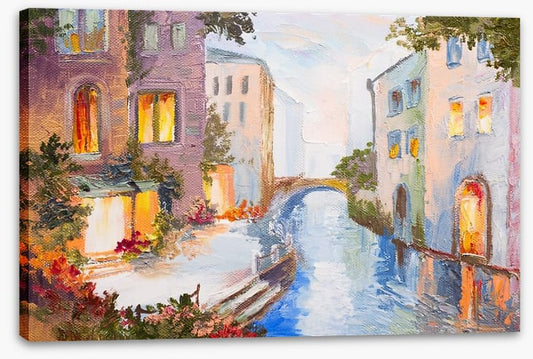 Evening on the Venice canal