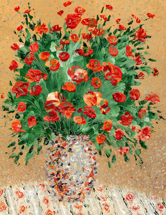 Scarlet carnations
