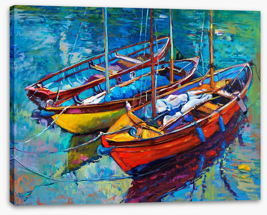 Three fishing boats
