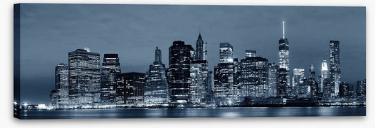 Manhattan lights panorama