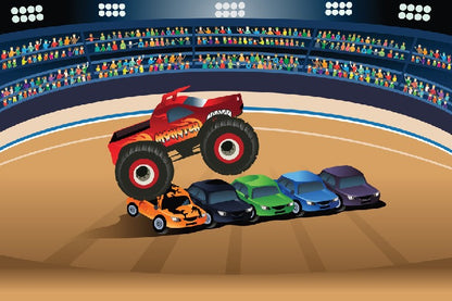Monster truck jump