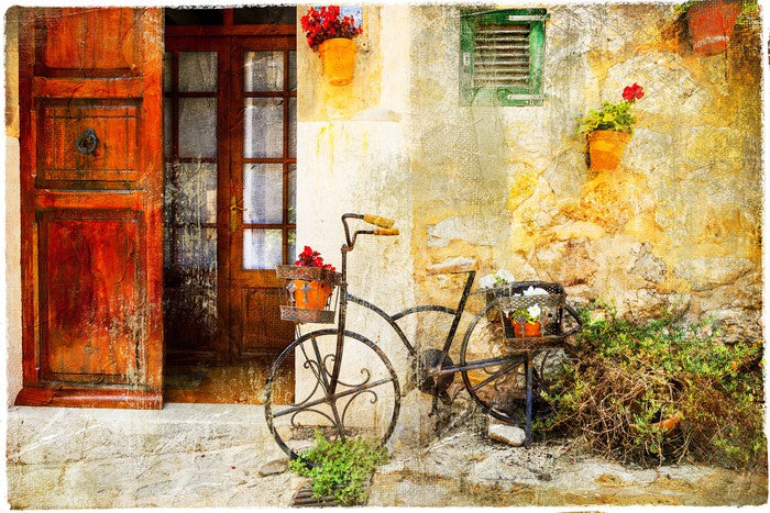 Charming street in Valdemossa village