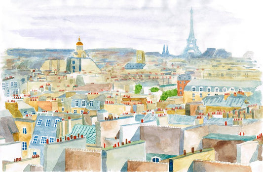 City of Paris watercolour