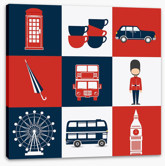 Iconic London pop art