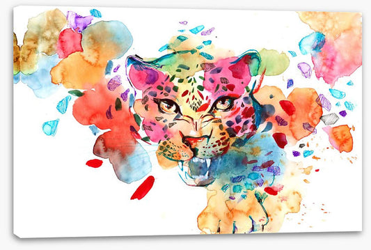 The spots off a leopard