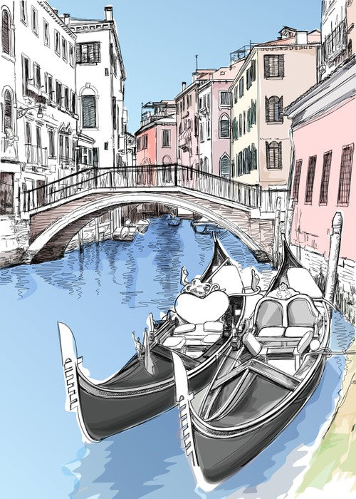 Two gondolas