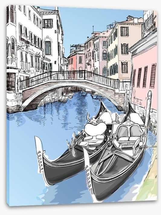 Two gondolas