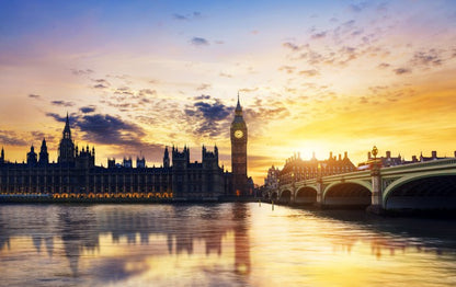 Twilight across the Thames