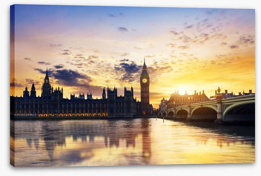 Twilight across the Thames
