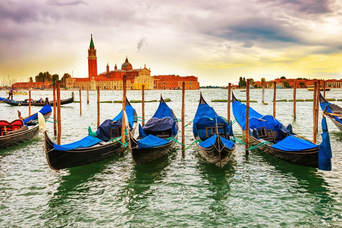 Four gondolas