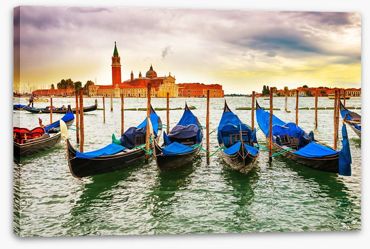 Four gondolas