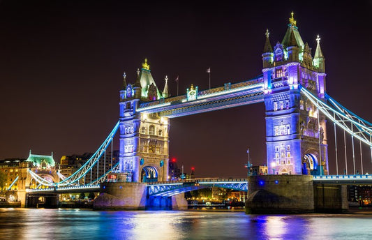 Tower Bridge illuminated