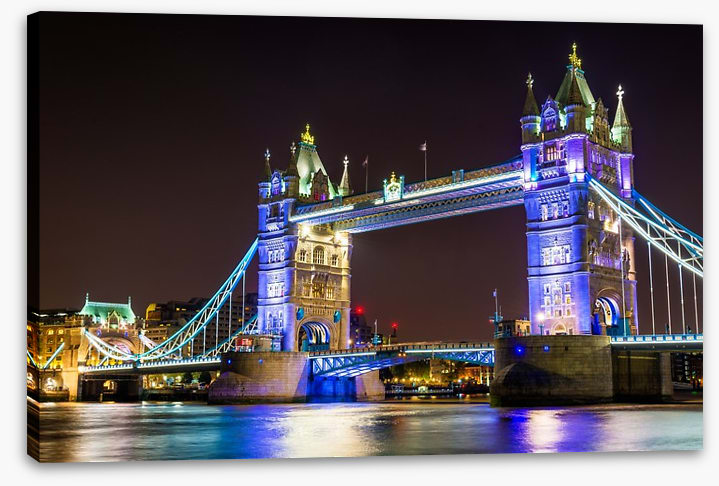 Tower Bridge illuminated