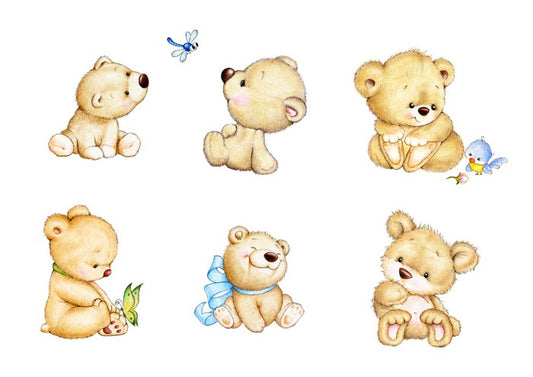 Six little bears