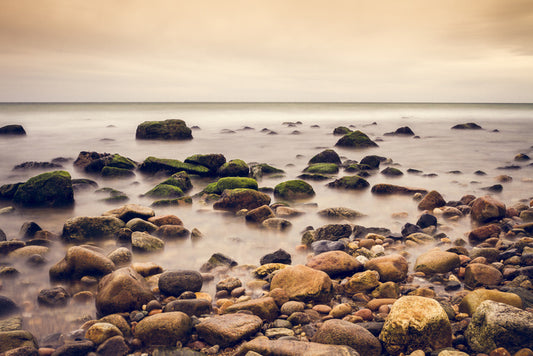 Rugged rock shore
