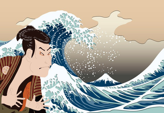 Edobei and the wave