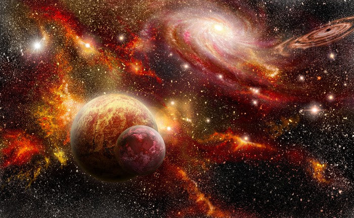 Scarlet galaxy