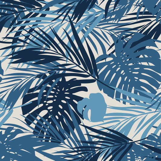 Retro jungle leaves