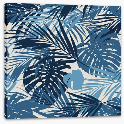 Retro jungle leaves