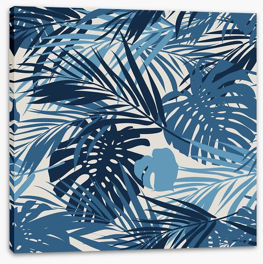 Retro jungle leaves