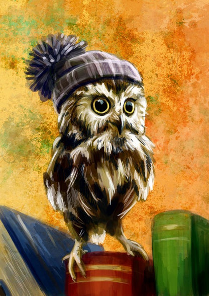 Bookish owl