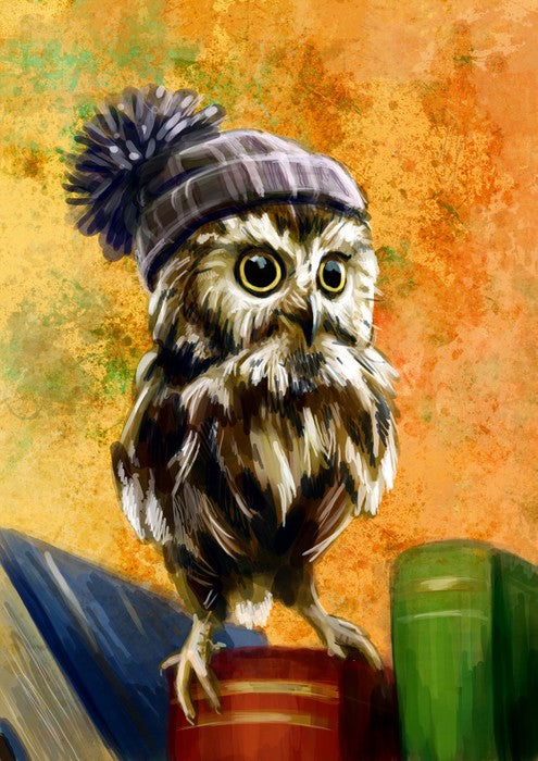Bookish owl