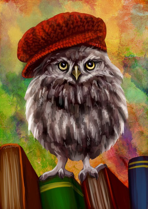 Bookish owl