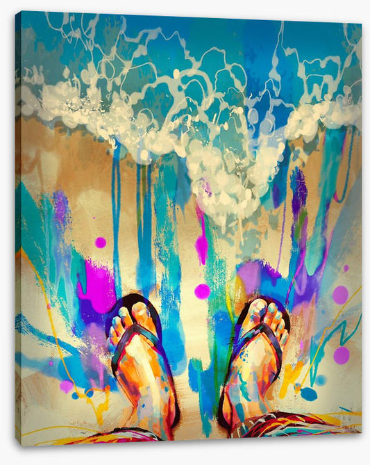 Sand beneath your toes