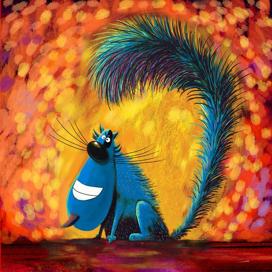 The smiling cat