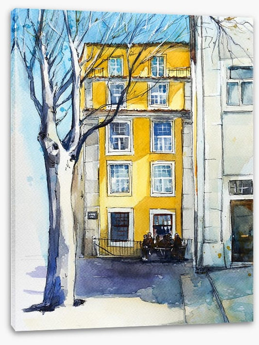 The old yellow house
