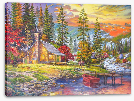 By the Autumn lake